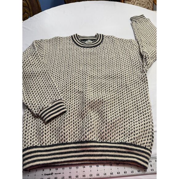 L.L. Bean Other - L.L. Bean Vintage Norway Birdseye Heavy Fisherman Sweater Men’s Size Large Tall